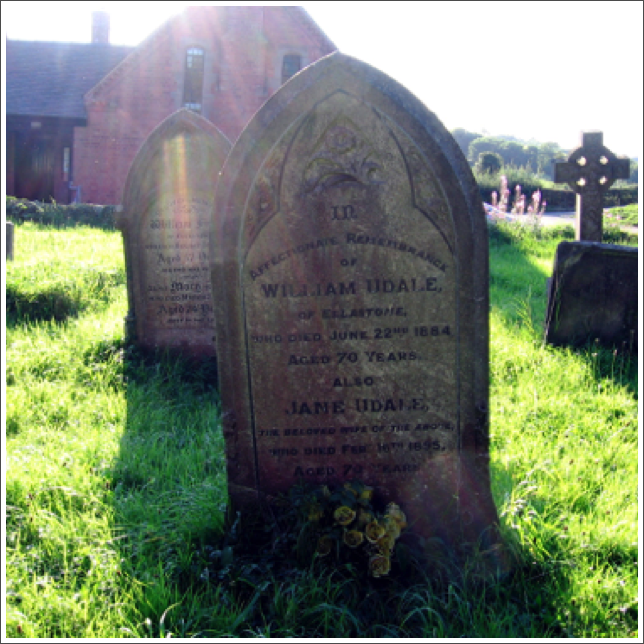 A marker for William and Jane Udale